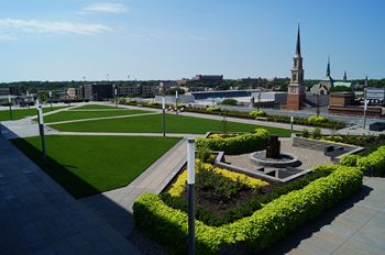 Green Space at Skyline Tower Apartments, Fort Wayne, IN
